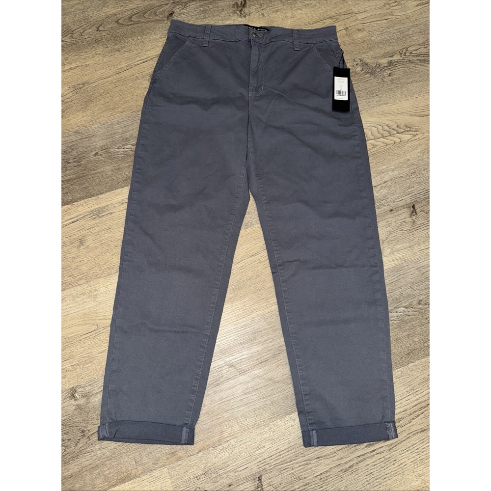 Veronica Beard Grey Ayla Chino High Rise Jeans Size 30/10‎
